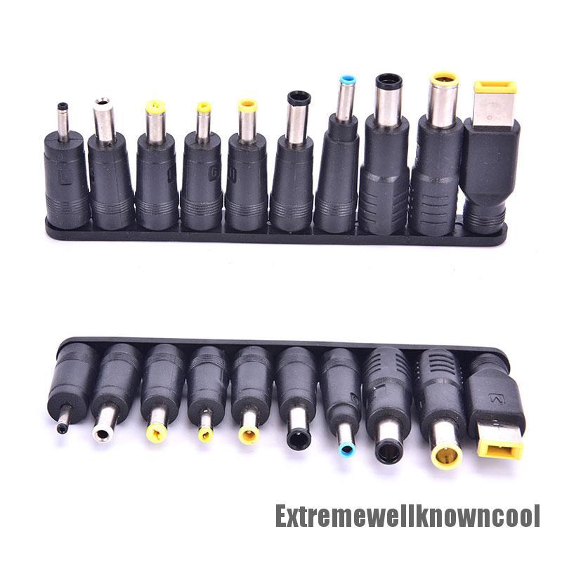 1set (10Pcs) Bộ Sạc Nguồn Dc Cho Notebooks & Laptop