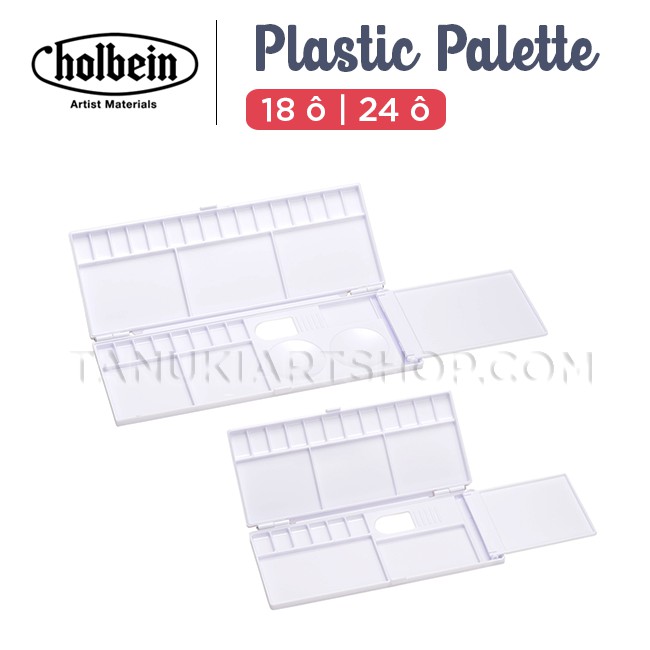 Palette pha màu mini 18/24 ô Holbein