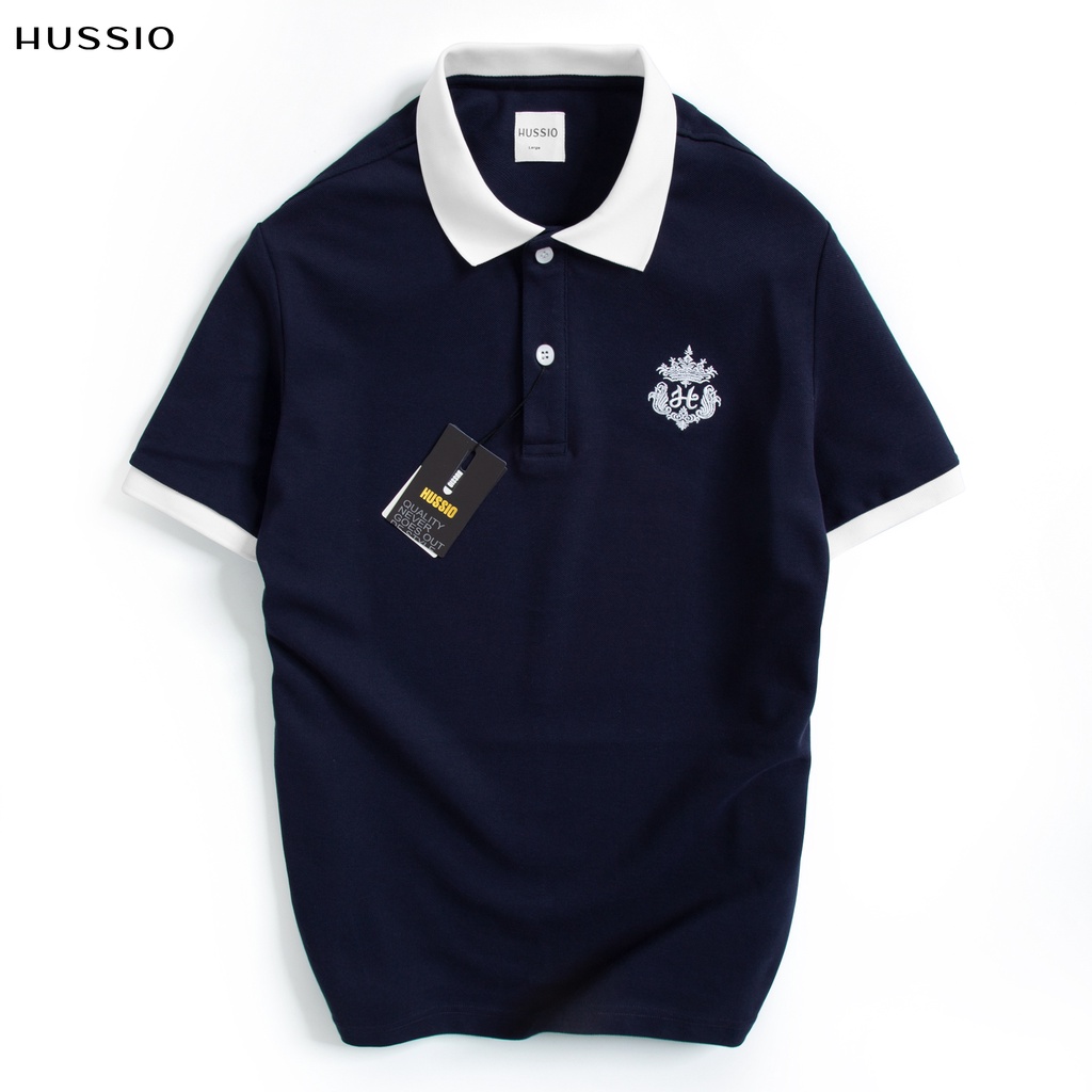 Áo thun polo nam DEYM vải cá sấu Pique cao cấp, thanh lịch, sang trọng, chuẩn form - HUSSIO