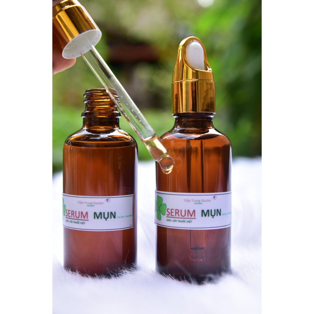 Serum Mụn Diếp Cá - Kim Ngân Hoa - Bồ Công Anh - Handmade