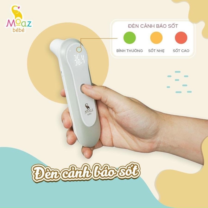 Nhiệt kế hồng ngoại đa năng Moaz BéBé - MB024