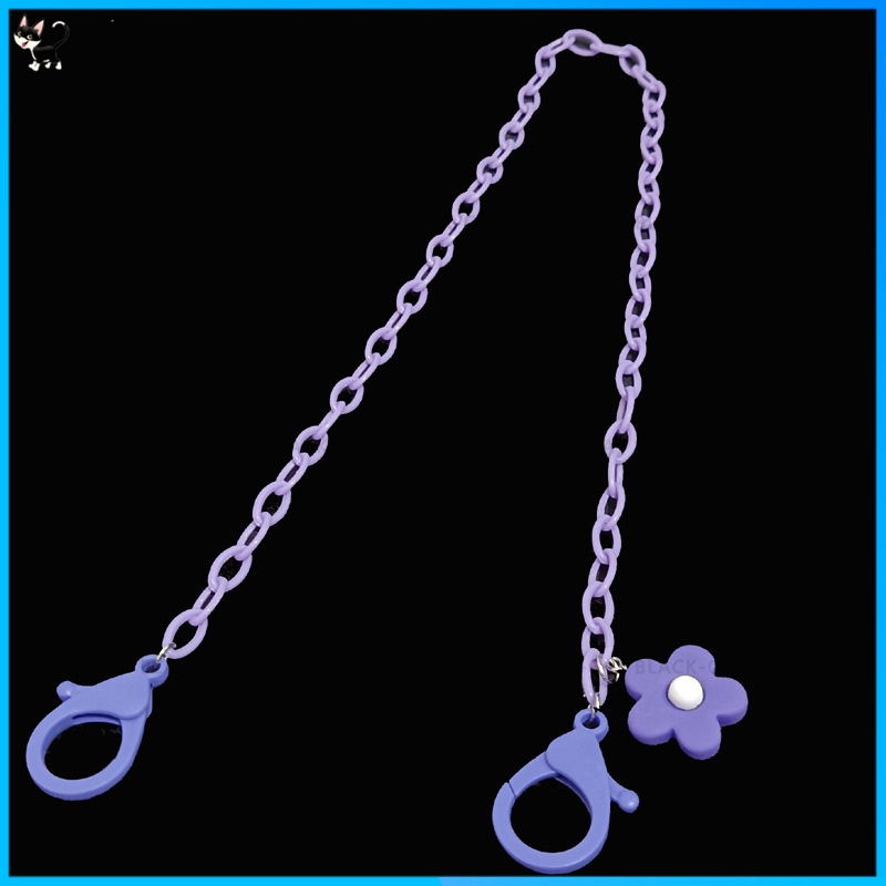 Dây Đeo Mắt Kính Chống Thất Lạc Bằng Acrylic Họa Tiết Hoa Dễ Thương