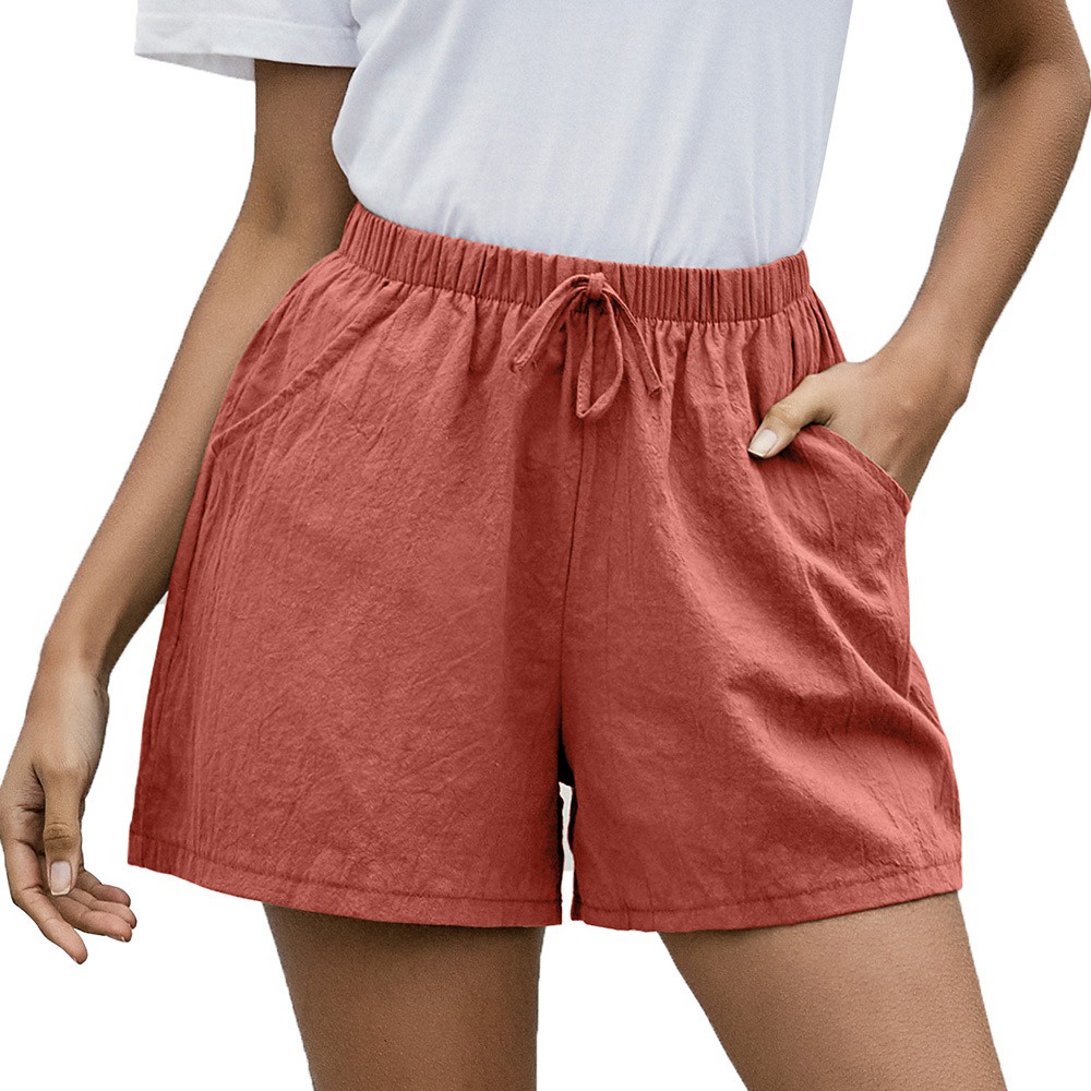 Quần short đũi xuất Nhật, quần short nữ ống rộng trơn 10 màu chất vải siêu mát