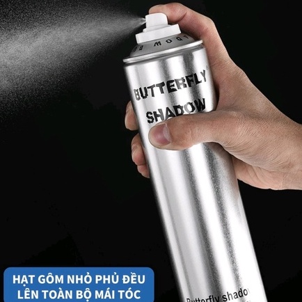 Gôm xịt tóc giữ nếp butterfly shadow - chai to