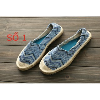 [Hàng độc] Giày đế cói handmade Hồng Kông