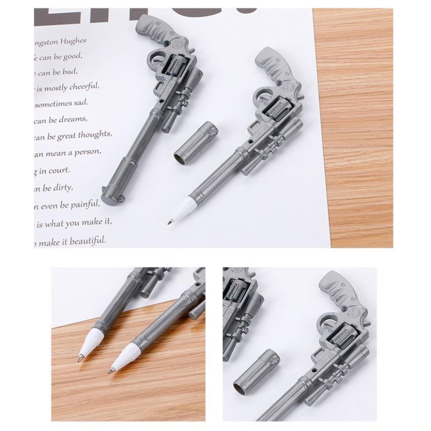 Bút Bị Mực Xanh Hình Súng Lục H111