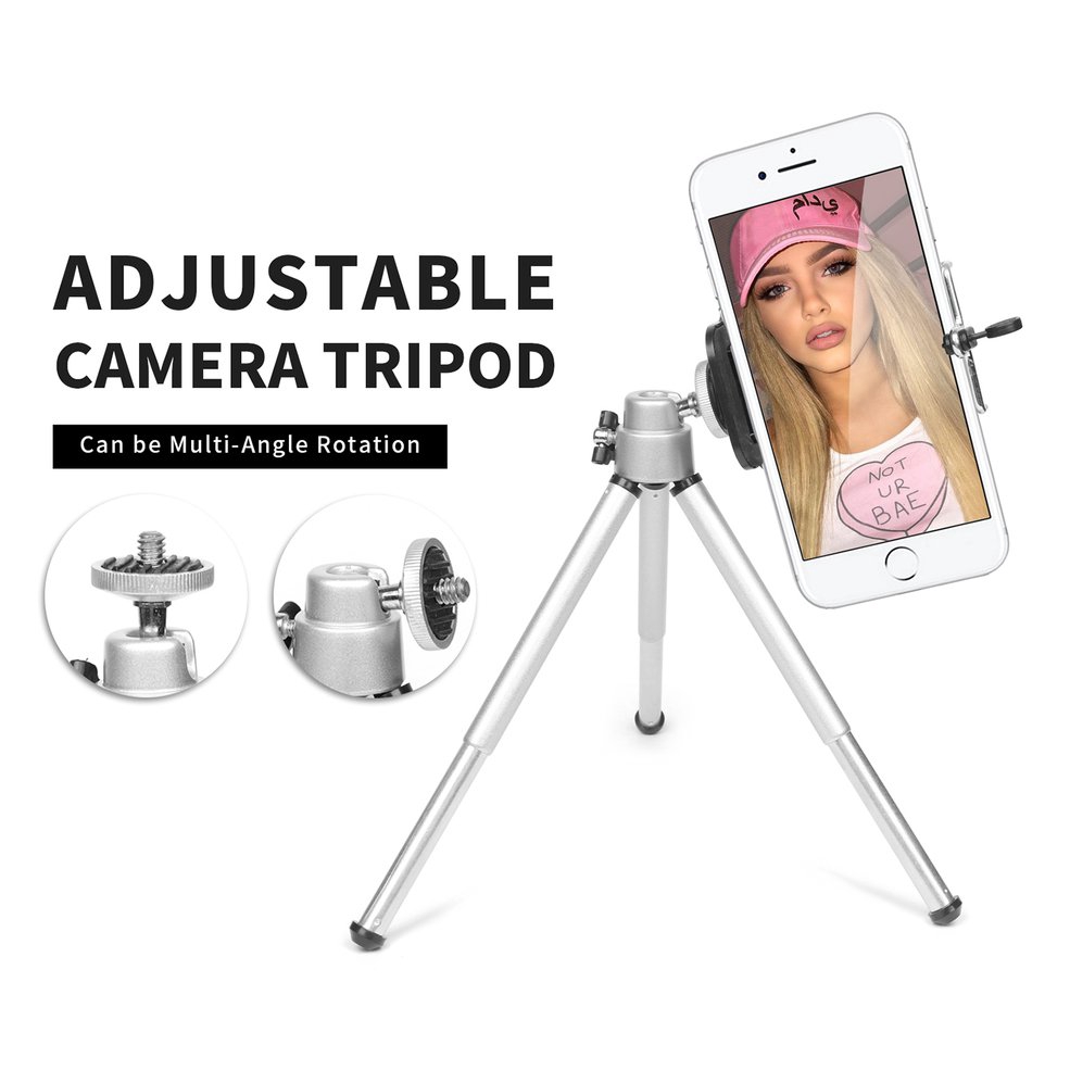 ⭐Foldable StretchableMini Professional Tripod Portable Traveling TripodCOD GIÁ ĐỠ TRIPOD MINI 3 CHÂN