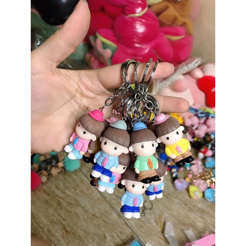 COMBO 5c móc khoá, móc balo bằng silicon