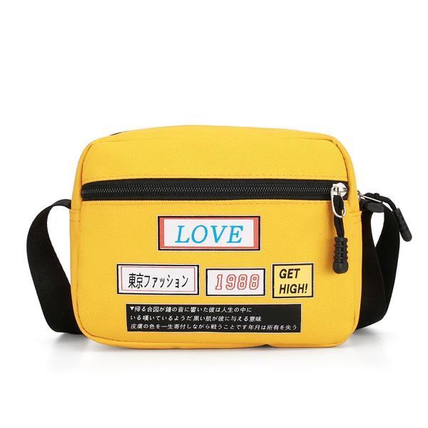 Túi đeo chữ "LOVE1988" thời trang,  túi vải xinh hàng sẵn giá hạt dẻ