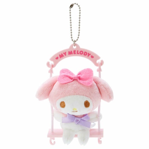 ★Kho Sẵn Sàng★ Búp Bê Nhồi Bông Mini Hình Nhân Vật Sanrio Swing Mascot Hello Kitty Kuromi My Melody Badbadtzmaru