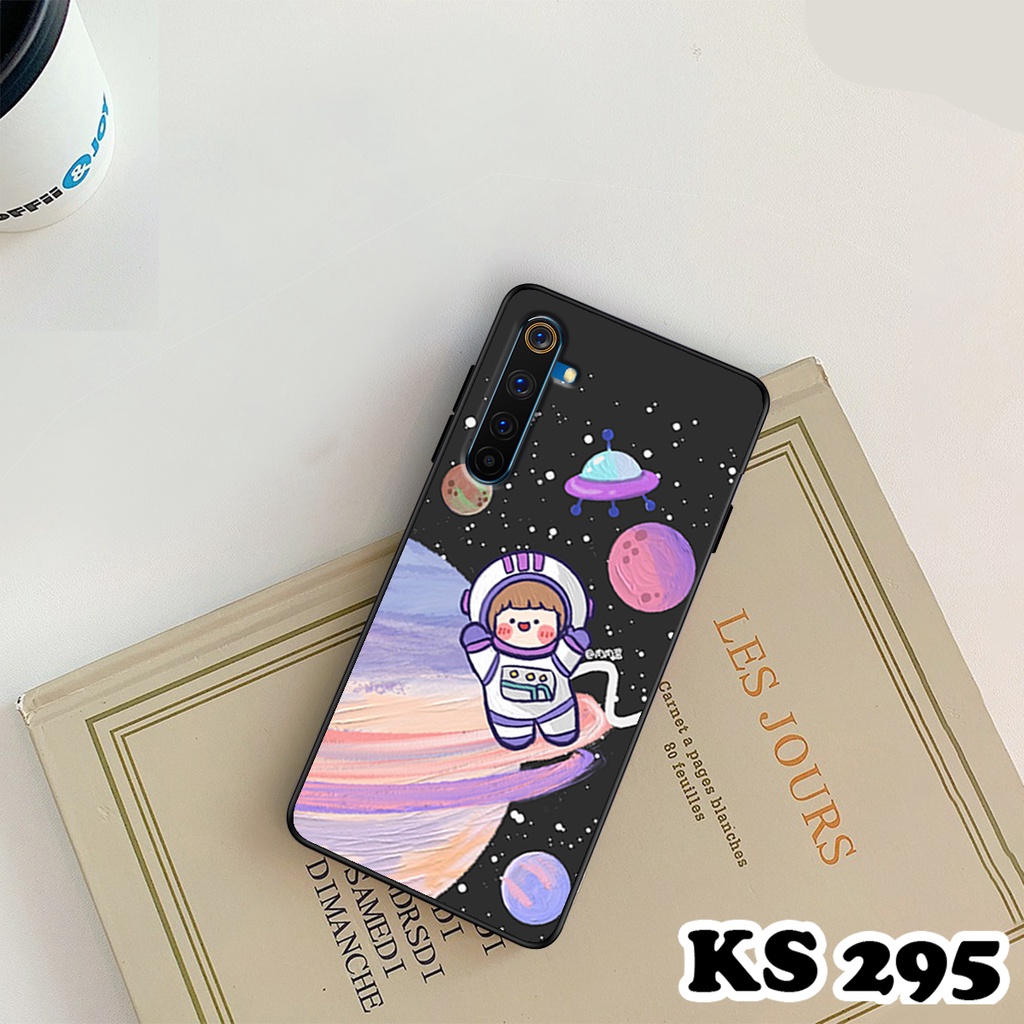 Ốp lưng Oppo Realme 6 - Realme 6 Pro - Ốp Oppo in hình Ngân hà &amp; Roro Jumb - Lưng nhám viền TPU