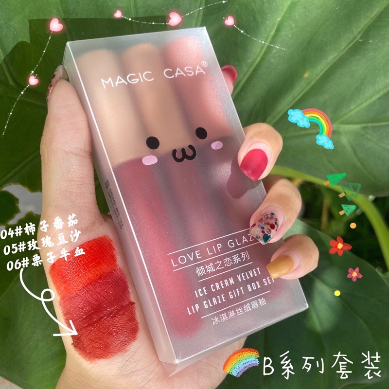 Set 3 son kem MAGIC CASA | Thế Giới Skin Care