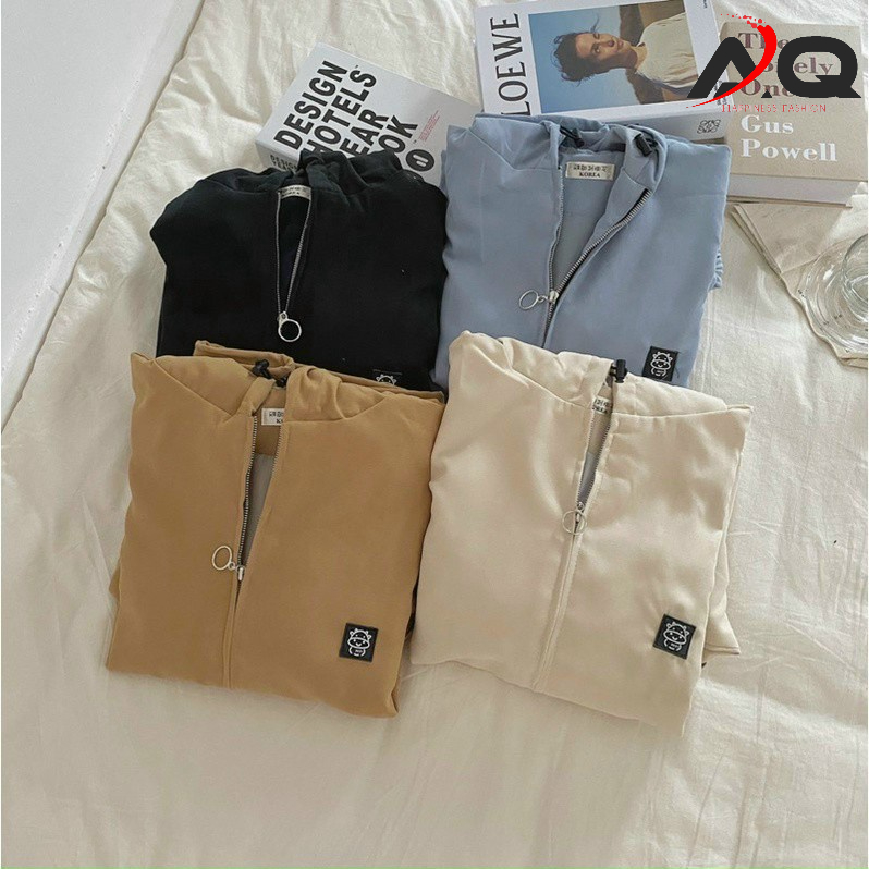 Áo Khoác da lộn áo bomber nhung tăm 2 lớp cao cấp nữ nam uniex xịn xò