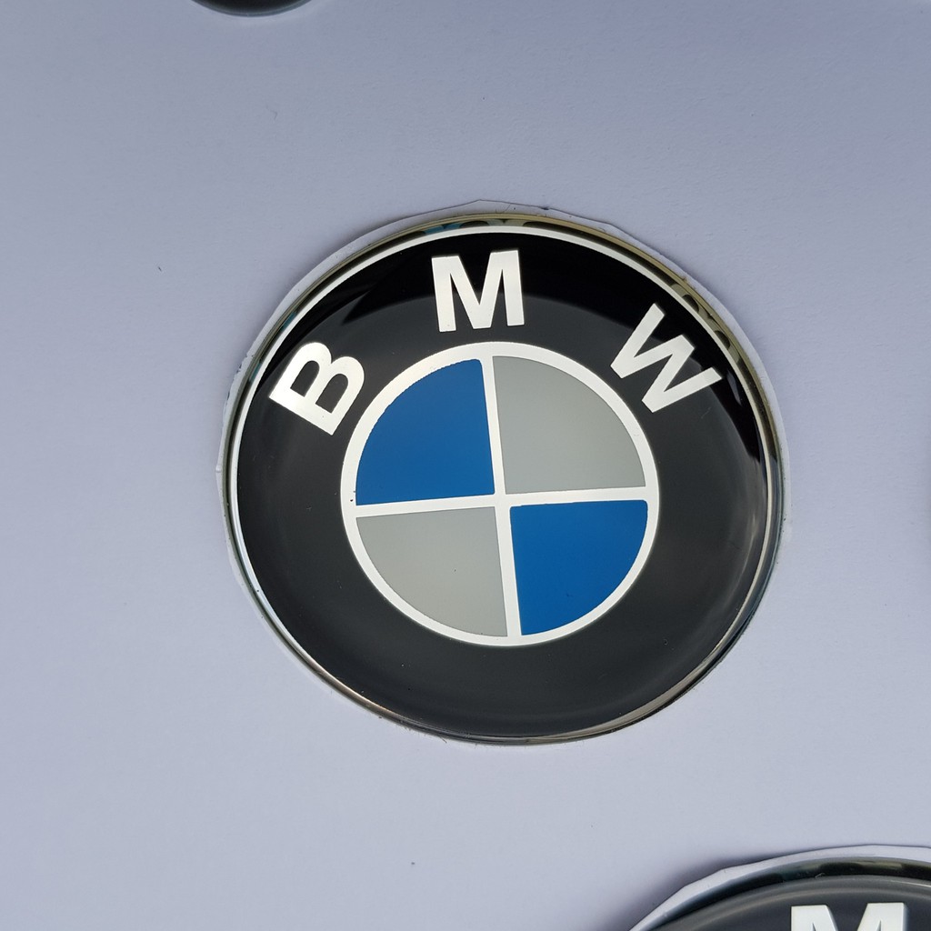 [Mã LIFEAUMAY giảm 10% tối đa 30k đơn 150k] Tem nổi 3D dán xe Logo BMW nhiều size