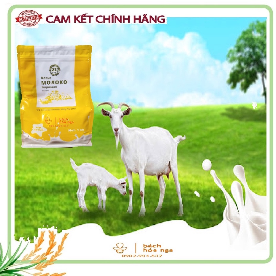 Sữa dê tách béo của Nga gói 1kg