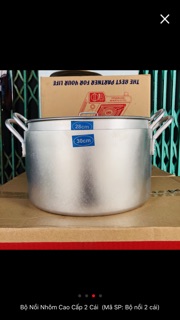 Bộ 2 Nồi Nhôm Cao Cấp