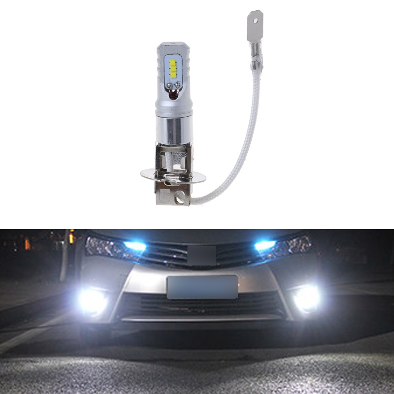 Bóng Đèn Pha H3 12V-24V 6000K 80W Thay Thế Chuyên Dụng Cho Xe Hơi