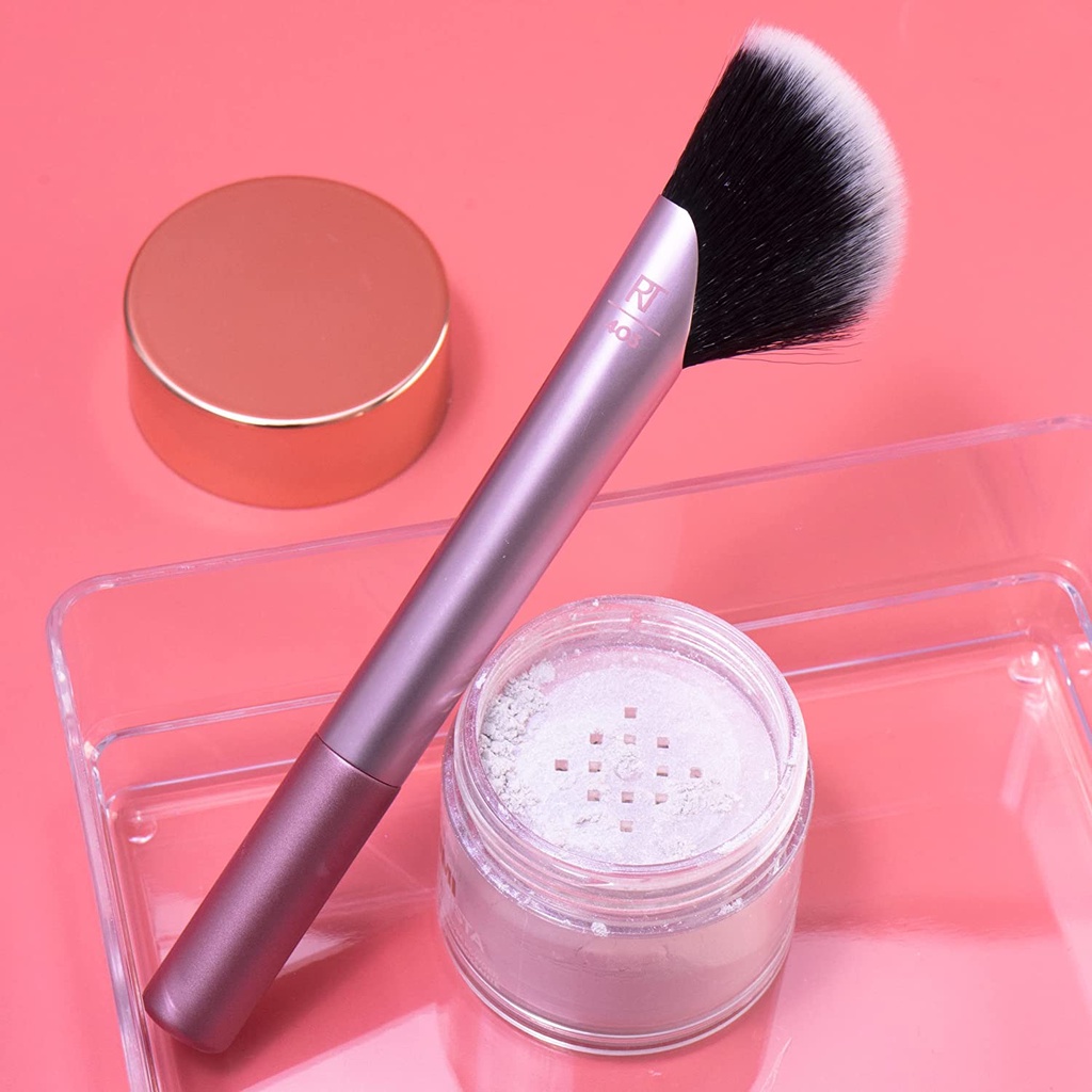 Cọ Đa Năng Highlight Má Hồng Và Phủ Phấn Real Techniques  Cheek Rebel Edge Medium Blush + Highlighter Brush