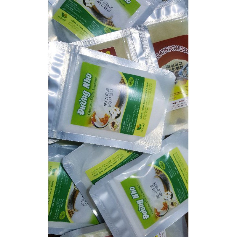 Combo 100gr đường nho + 100gr gelatin làm tào phớ trân châu, kẹo dẻo...tiện dụng và tiết kiệm .