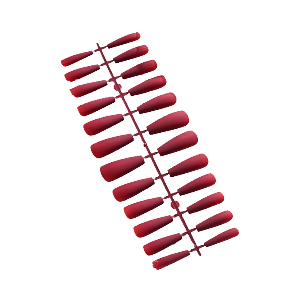 1 Bộ Móng Tay Giả Loại Dài Vừa Và Dài Màu Trơn Siêu Dài Dùng Trang Trí Nghệ Thuật