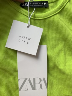 Thanh lý croptop zara auth new size S