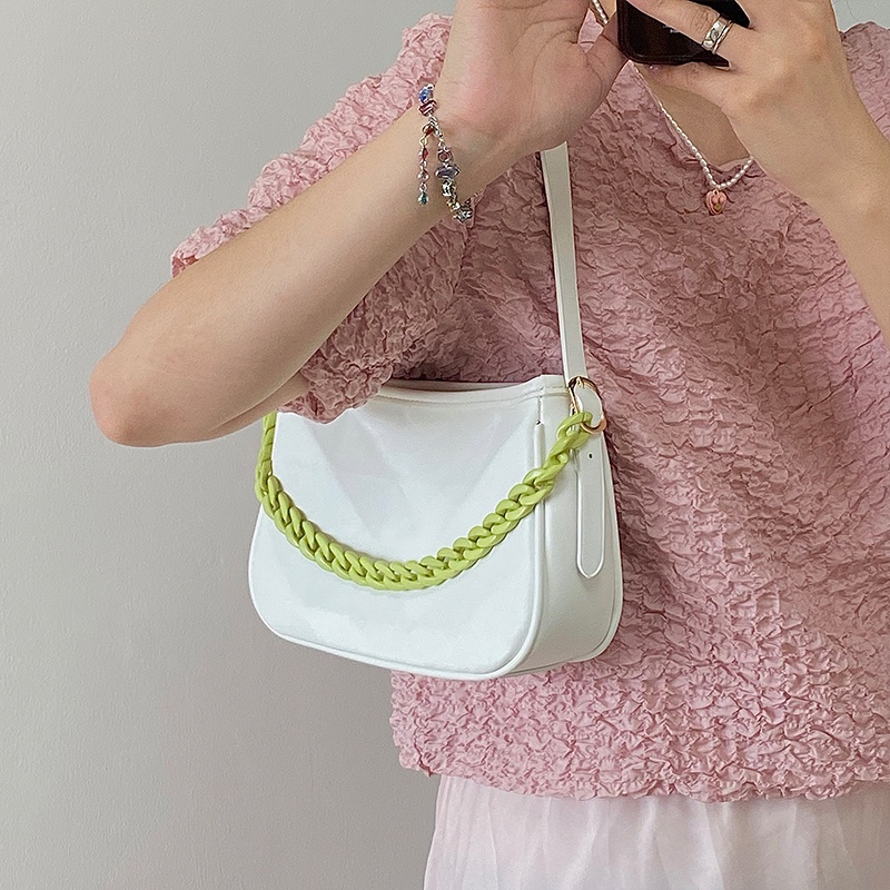 Túi đeo vai IELGY phối chuỗi xích thời trang dành cho nữ