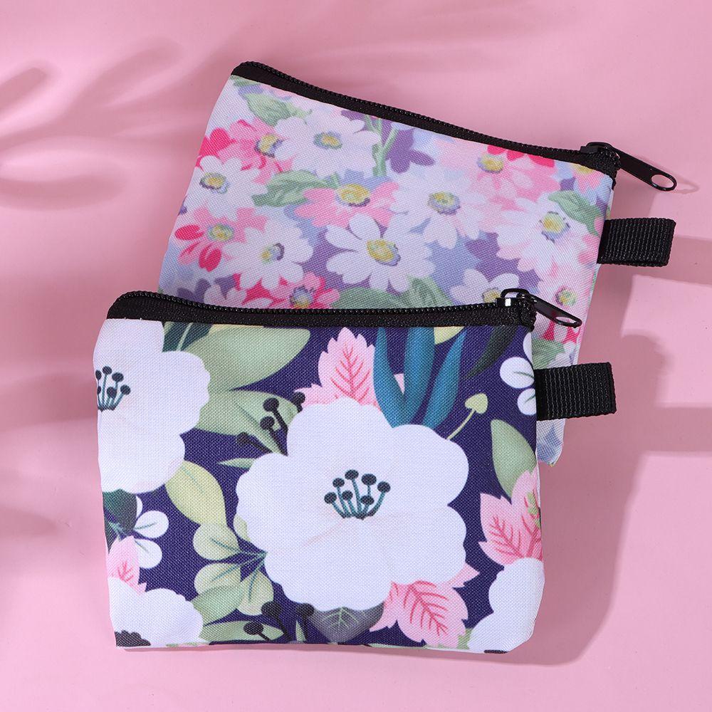 Túi Đựng Khăn Giấy / Son Môi / Mỹ Phẩm In Họa Tiết Sọc Caro Tiện Dụng