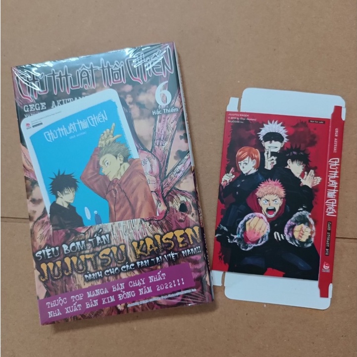 Chú thuật hồi chiến vol 6 (Bản thường) + Hộp quà tặng (Seal, real)