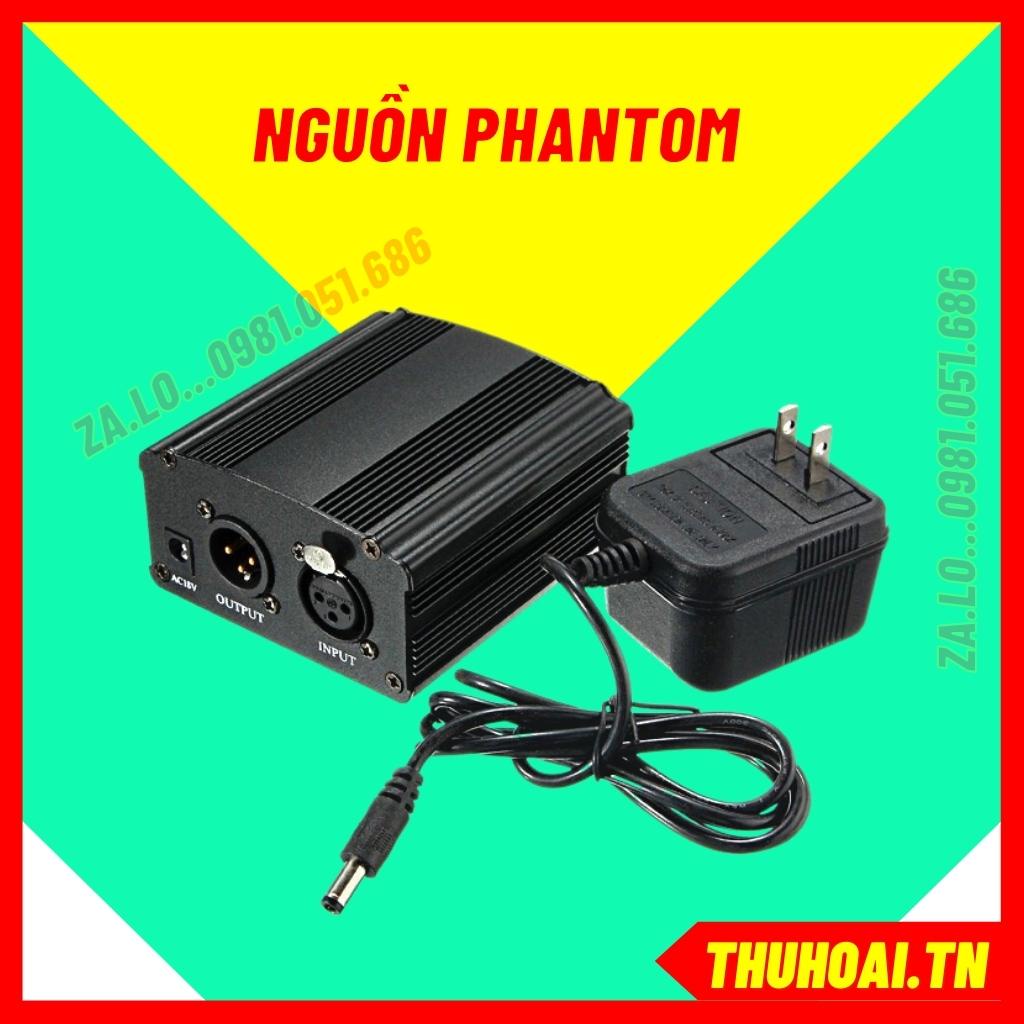 Nguồn Phantom 48V Dành Cho Mic Thu Âm PC K200, PC K320, PC K600... Nguồn Chạy Ổn Định, Chất Lượng Cao