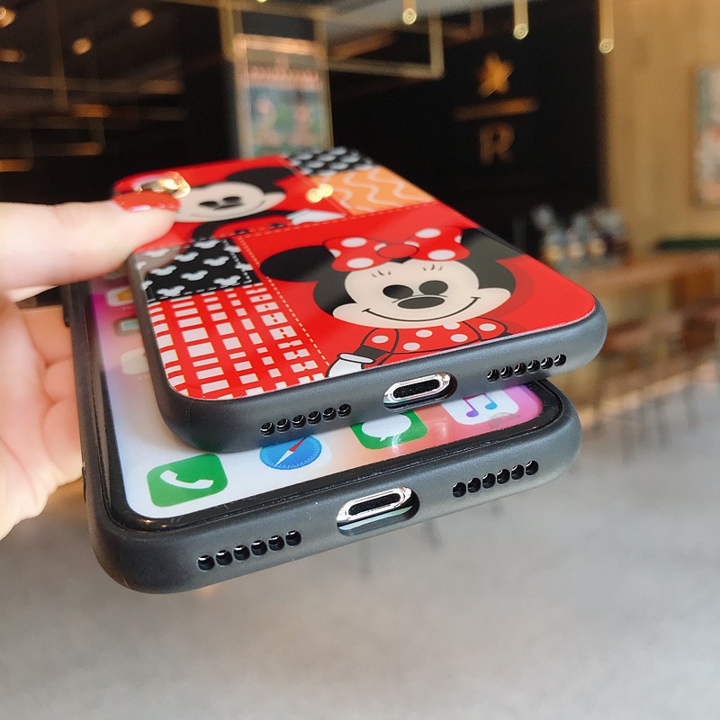 Ốp lưng iphone kính Mickey 6/6plus/6s/6s plus/6/7/7plus/8/8plus/x/xs/xs max/11/11 pro/11 promax k144