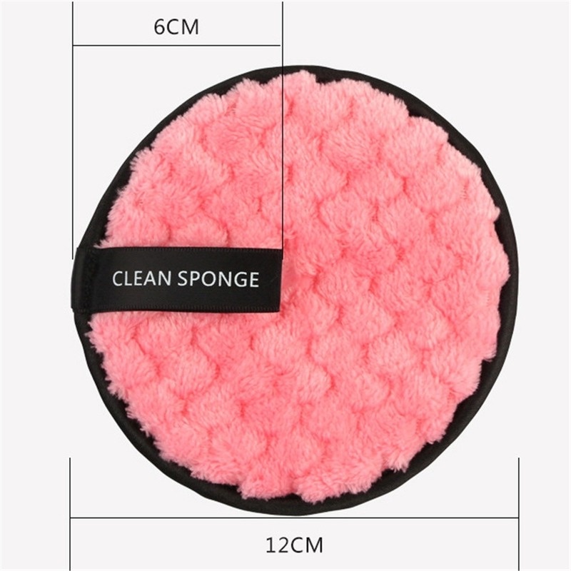 Miếng Bông Tẩy Trang Bằng Vải Vi Sợi Mềm Có Thể Tái Sử Dụng