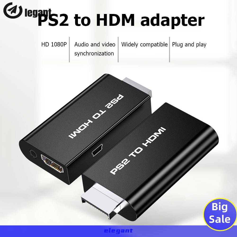 Bộ Chuyển Đổi Egxor Ps2 Sang Hdmi Video Với Đầu Ra Âm Thanh 3.5mm Cho Hdtv / Pc