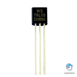 Bộ 50 đầu chuyển đổi điện áp WS78L05 78L05 TO-92 IC REG LDO 5V .1A