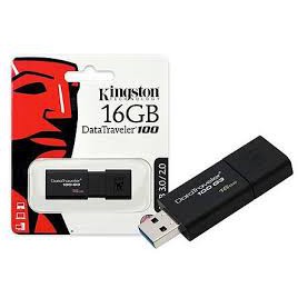 [Mã ELFLASH5 giảm 20K đơn 50K] USB 3.0 Kingston Data Traveler DT100G3 100MB/s 16GB | WebRaoVat - webraovat.net.vn