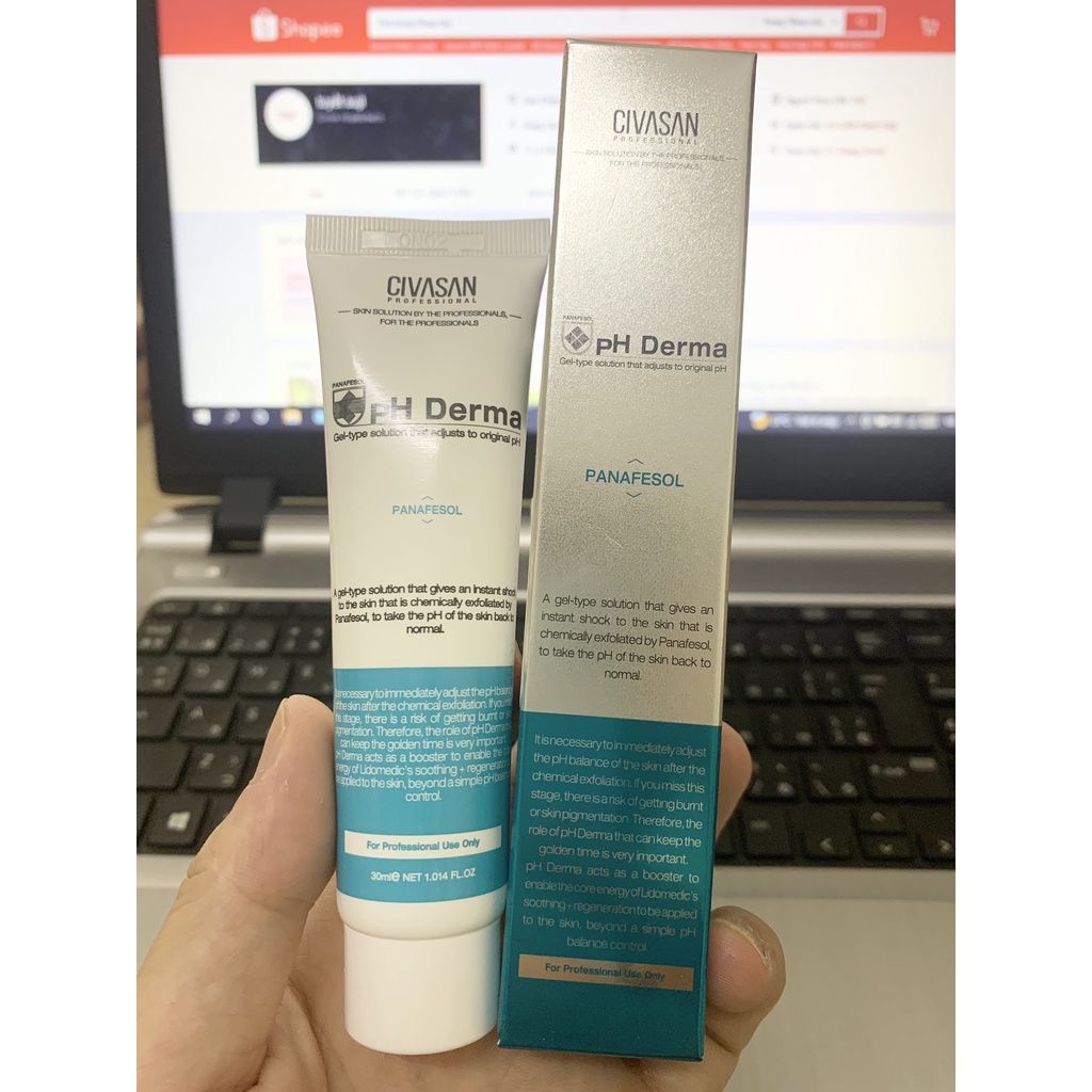 Mặt nạ giúp làm dịu và tái tạo da civasan panafesol PH Derma 30ml [Chính Hãng]