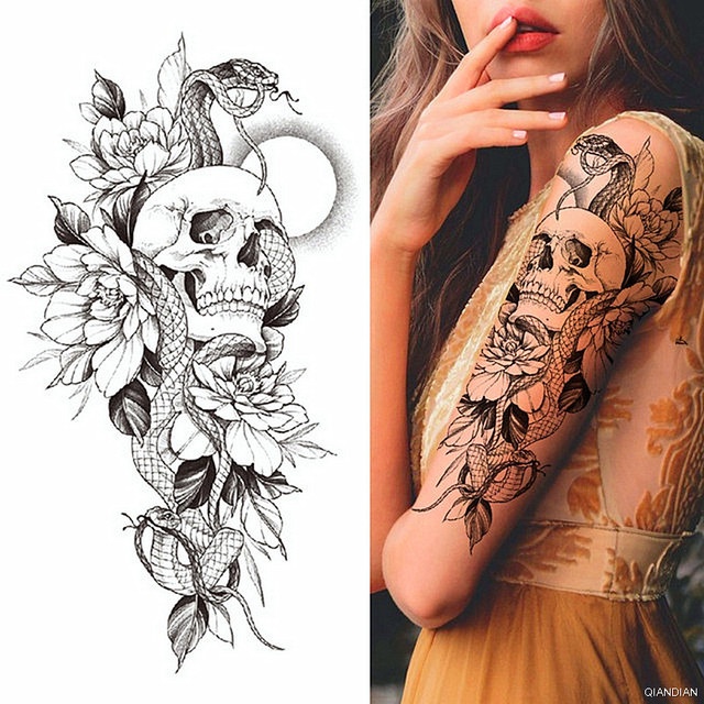 Hình Xăm Dán Tạm Thời Chống Thấm Nước Độc Đáo