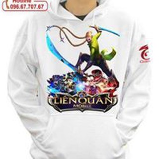 ÁO HOODIE NAM NỮ LIÊN QUÂN 12 BIG SIZE