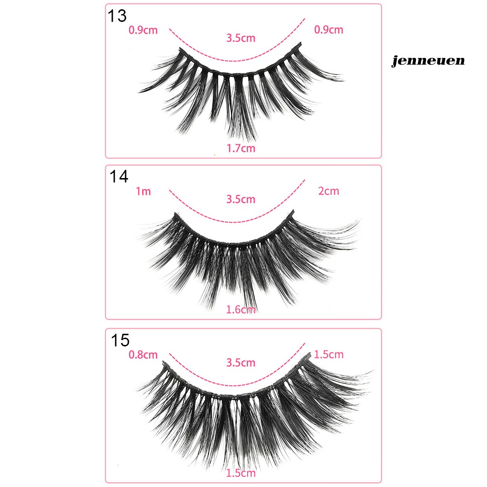 Set 14 Cặp Lông Mi Giả 3D Handmade Dành Cho Nữ
