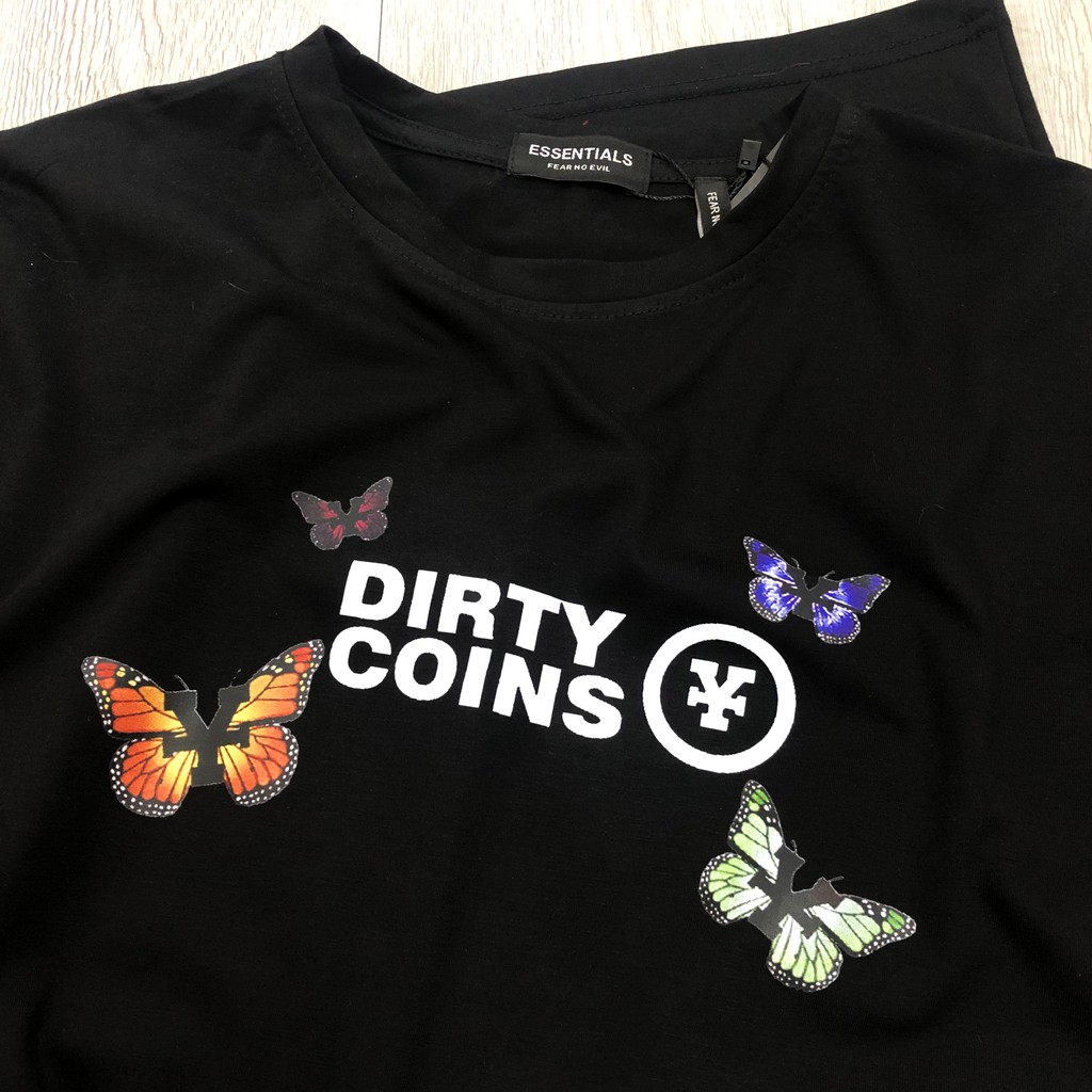 Áo thun tay lỡ DIRTY COINS cao cấp, áo phông nam nữ T shirt unisex, Dricco official