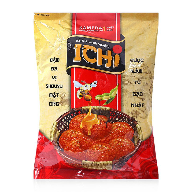 Bánh gạo Nhật Ichi vị mật ong Kameda gói 100gr