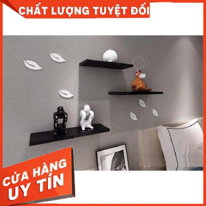 COMBO 3 thanh ngang kệ treo tường Dài 40cm x Rộng 15cm gỗ ( màu trắng, vàng, nâu, đen...)