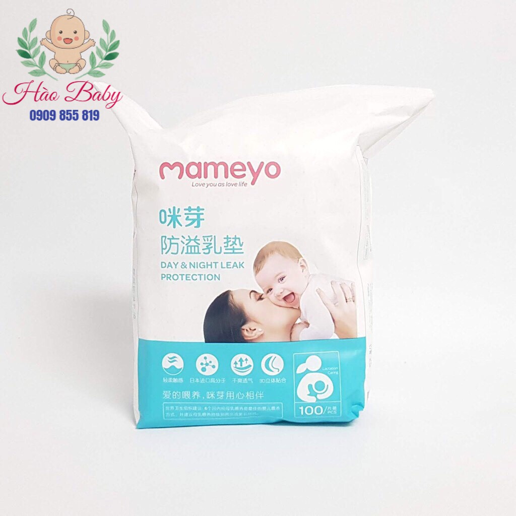 Miếng Lót Thấm Sữa Mameyo (Bịch 100 Miếng) Siêu Rẻ Siêu Tiết Kiệm