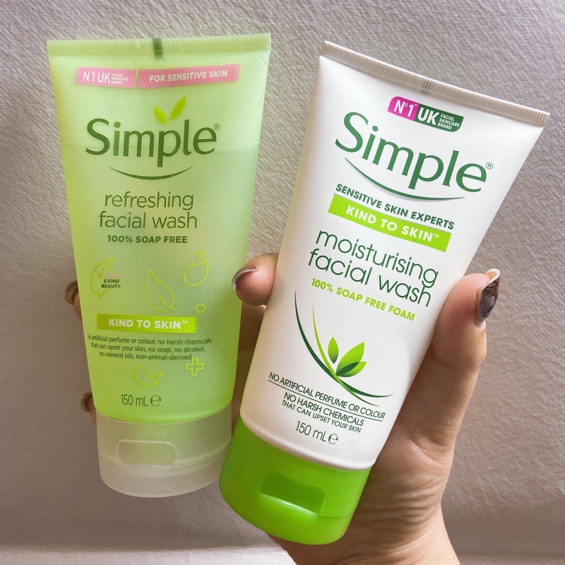 Sữa Rửa Mặt Simple Kiềm Dầu, Ngừa Mụn Cho Da Mụn 150ml Purifying Gel Wash