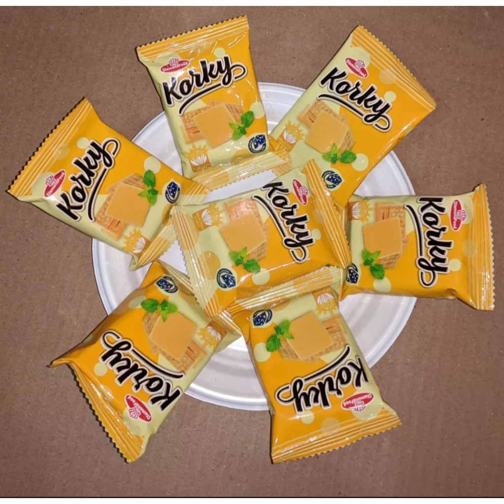 Bánh quy phủ phô mai korky