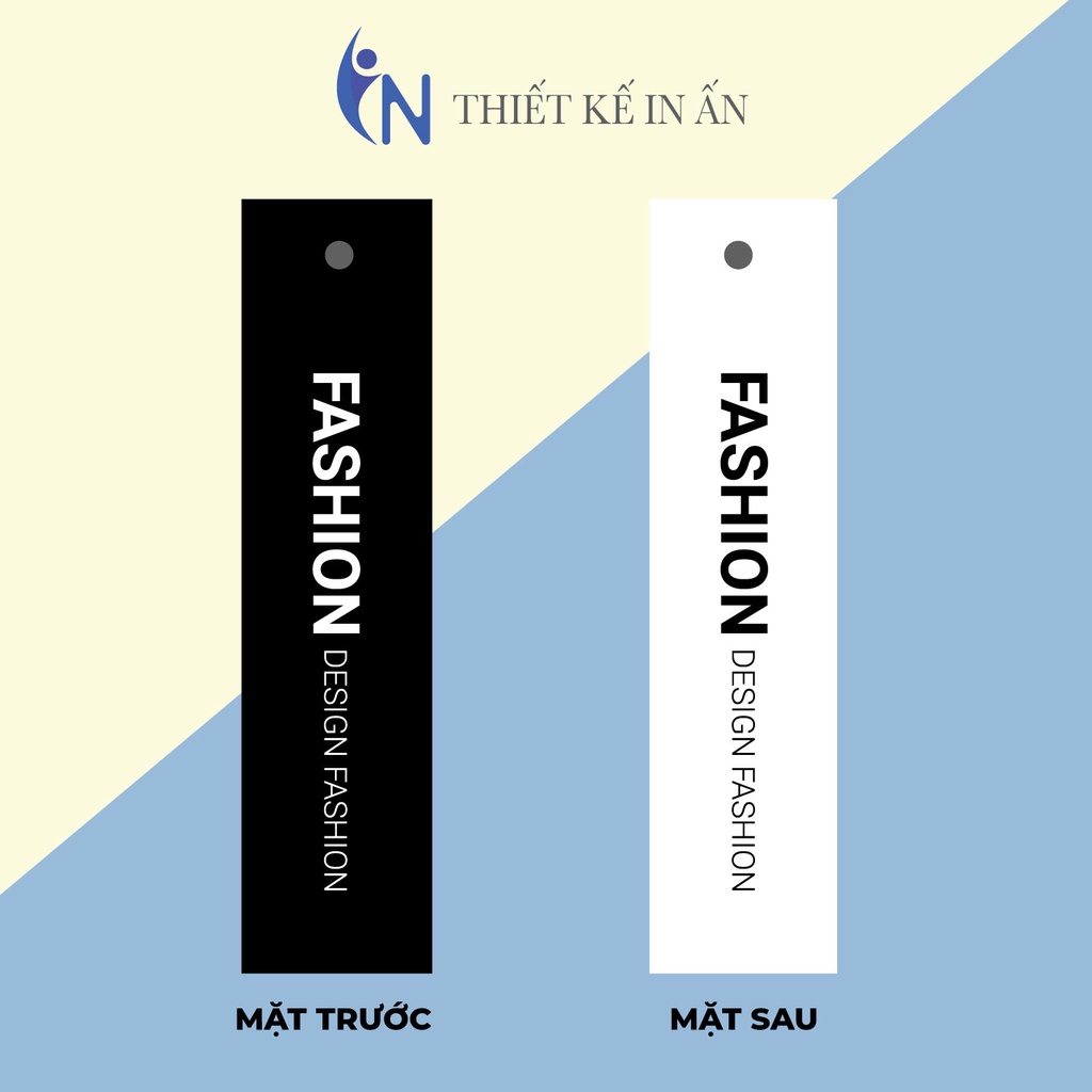 Mác quần áo combo 100 mác + 100 Dây Treo Thẻ Bài - Dây Dù Xâu Tag  Quần Áo