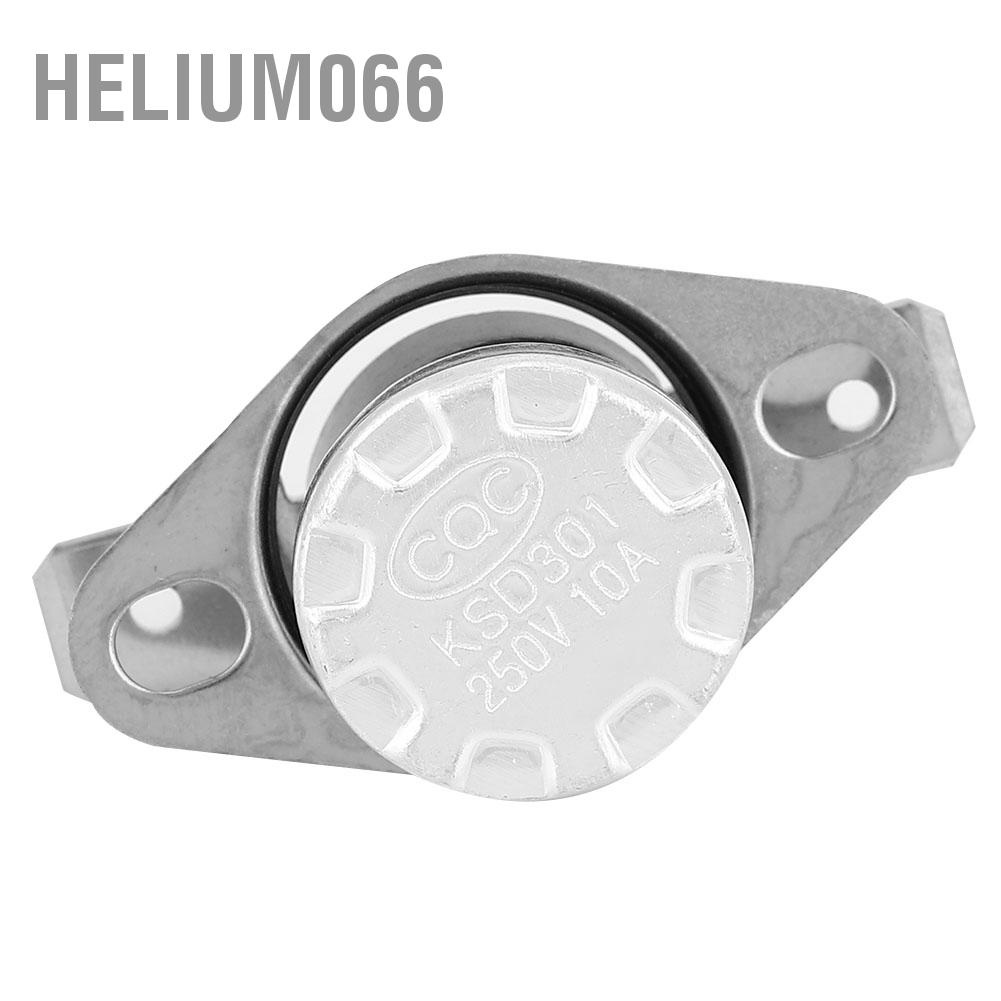 Helium066 5 Pcs KSD301 Switch Temperature Control Thermostat Thermal 250V10A Normally Closed