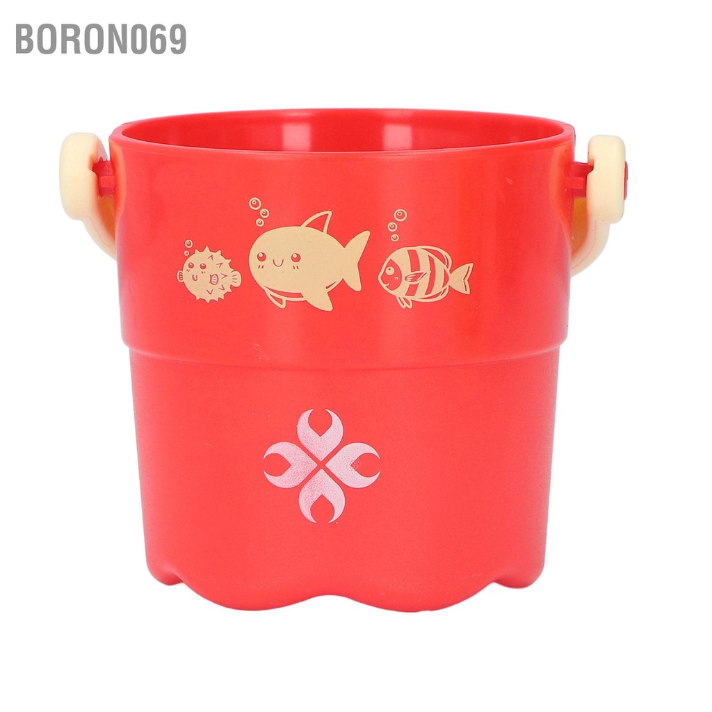 Boron069 Tắm cho bé Xô xếp chồng Đồ chơi trẻ sơ sinh bằng nhựa Vui nhộn đầy màu sắc Cúp Quà tặng nhật 6 tháng +