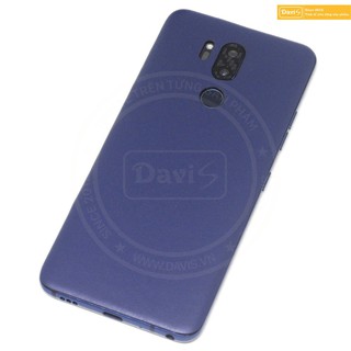 Miếng dán da bò thật cho LG G7, keo nhập khẩu cao cấp, thương hiệu dán da Davis