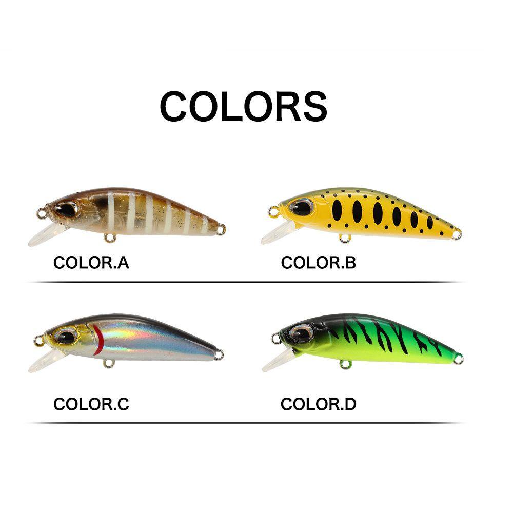 MUVAKO SinKing Minnow Baits Multicolor Crankbaits Useful Winter Fishing Long Casting Lure