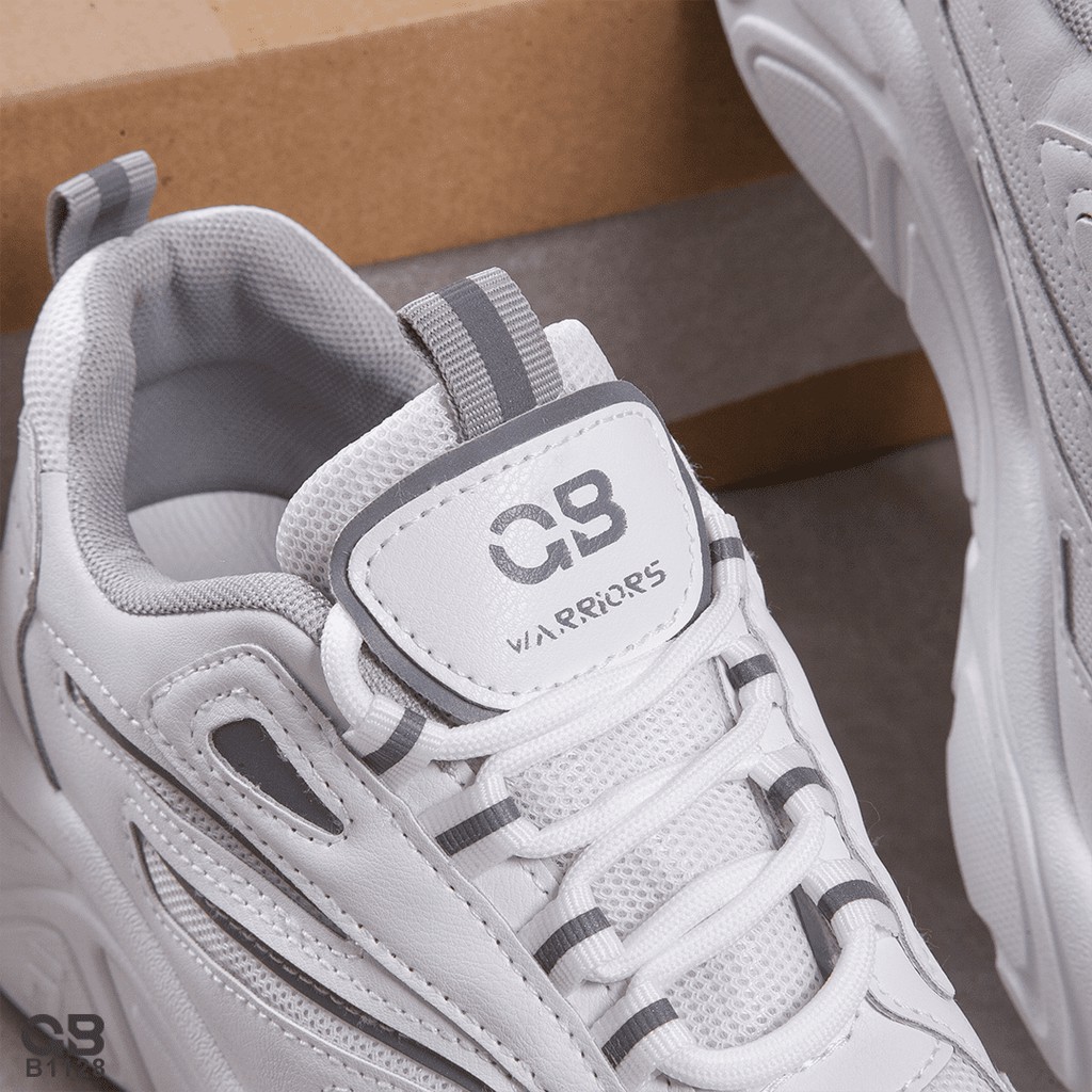 [Mã FAGREEN245 giảm 10% tối đa 30k đơn từ 99k] Giày Thể Thao Nữ giayBOM WARRIORS Đế Cao 4 cm B1128 | BigBuy360 - bigbuy360.vn